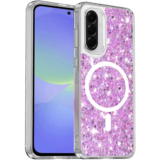 Techsuit - Sparkly Glitter MagSafe - Samsung Galaxy A36 5G / A56 5G - Magenta