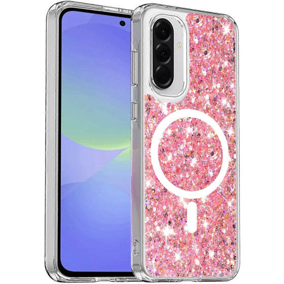 Techsuit - Sparkly Glitter MagSafe - Samsung Galaxy A36 5G / A56 5G - Pink