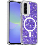Techsuit - Sparkly Glitter MagSafe - Samsung Galaxy A36 5G / A56 5G - Purple