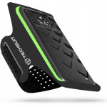 Techsuit - Sports Armband (TH10) - with Velcro, for Phones, max 6.5'' - Black / Green