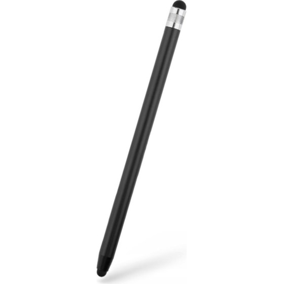 Techsuit - Stylus Pen (JC01) - Aluminum Alloy, Android, iOS, Microsoft - Black - (JC01/BLACK)