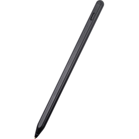 Techsuit - Stylus Pen (S3) - for Phones and Tablets, Universal, Active, Type-C, Fast Charging, 130mAh - Black - (S3;BLACK)