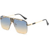Techsuit - Sunglasses (2576) - for Men with Aluminum Frame, Oversized - Gold / Green / Brown