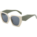 Techsuit - Sunglasses (3967) - for Women, PC Frame and Lens - Beige / Gray