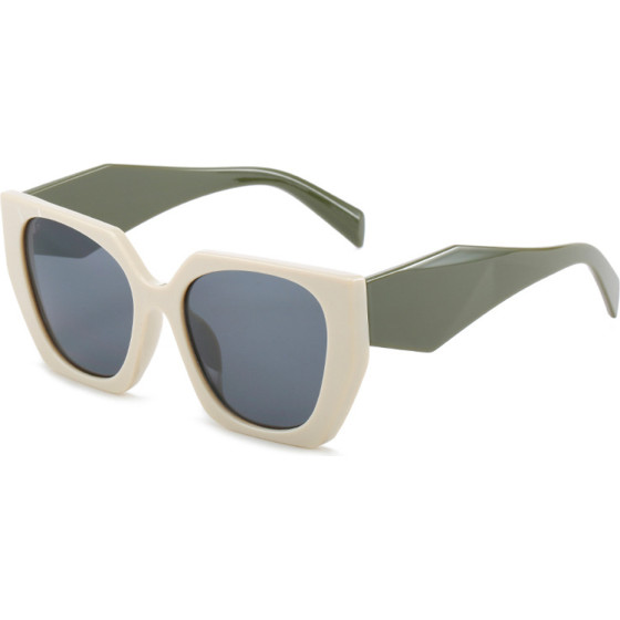 Techsuit - Sunglasses (3967) - for Women, PC Frame and Lens - Beige / Gray