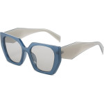 Techsuit - Sunglasses (3967) - for Women, PC Frame and Lens - Blue / Light Gray
