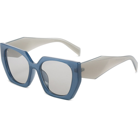 Techsuit - Sunglasses (3967) - for Women, PC Frame and Lens - Blue / Light Gray
