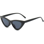Techsuit - Sunglasses (5040) - for Women, PC Frame and Lens, Triangular - Black