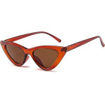 Techsuit - Sunglasses (5040) - for Women, PC Frame and Lens, Triangular - Brown