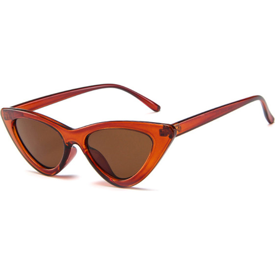 Techsuit - Sunglasses (5040) - for Women, PC Frame and Lens, Triangular - Brown