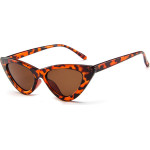 Techsuit - Sunglasses (5040) - for Women, PC Frame and Lens, Triangular - Leopard