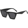 Techsuit - Sunglasses (5154) - for Women, PC Frame and Lens, Square - Black / Gray - (5154; BLACK GRAY)
