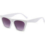 Techsuit - Sunglasses (5154) - for Women, PC Frame and Lens, Square - White / Gray - (5154;WHITE)