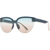 Techsuit - Sunglasses (6506) - for Women, PC Frame and Lens - Green / Brown