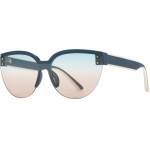 Techsuit - Sunglasses (6506) - for Women, PC Frame and Lens - Green / Brown