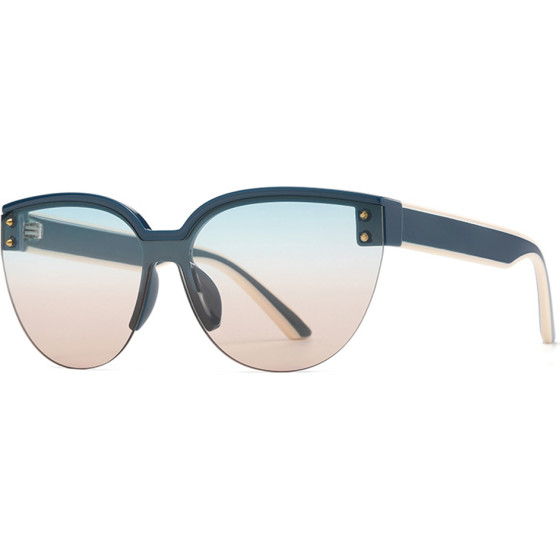 Techsuit - Sunglasses (6506) - for Women, PC Frame and Lens - Green / Brown