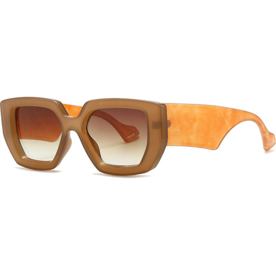 Techsuit - Sunglasses (86321) - for Women with PC Frame and Lens, Vintage - Brown
