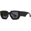 Techsuit - Sunglasses (86321) - for Women with PC Frame and Lens, Vintage - Black / Gray