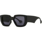 Techsuit - Sunglasses (86321) - for Women with PC Frame and Lens, Vintage - Black / Gray