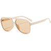 Techsuit - Sunglasses (98061) - UV Protection, for Women and Men - Beige / Tea