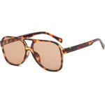 Techsuit - Sunglasses (98061) - UV Protection, for Women and Men - Leopard / Tea