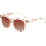 Techsuit - Sunglasses Polarised (2050) - for Women with UV Protection, Metal and PC - Brown - (2050/BROWN)