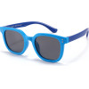 Techsuit - Sunglasses Polarised (8351-C29) - Square Shape, for Kids Between 5-8 Years - Blue / Dark Blue