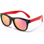 Techsuit - Sunglasses Polarised (D802) - for Kids Between 3-6 Years, UV Protection - Black / Pink