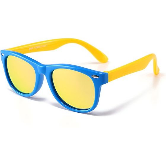 Techsuit - Sunglasses Polarised (D802) - for Kids Between 3-6 Years, UV Protection - Blue / Pink