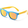 Techsuit - Sunglasses Polarised (D802) - for Kids Between 3-6 Years, UV Protection - Blue / Yellow / Orange