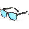 Techsuit - Sunglasses Polarised (D802) - for Kids Between 3-6 Years, UV Protection - Bright Black / Ice Blue