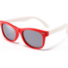 Techsuit - Sunglasses Polarised (D802) - for Kids Between 3-6 Years, UV Protection - Red / White / Mercury