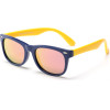 Techsuit - Sunglasses Polarised (D802) - for Kids Between 3-6 Years, UV Protection - Yellow / Dark Blue