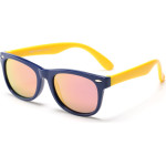 Techsuit - Sunglasses Polarised (D802) - for Kids Between 3-6 Years, UV Protection - Yellow / Dark Blue