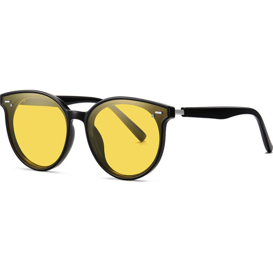 Techsuit - Sunglasses Polarised (ZC105-C02) - UV Protection - Black / Yellow - (ZC105-C02/WD105/YELLOW)