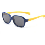 Techsuit - Sunglasses Polarised - for Babies - Dark Blue / Yellow - (8192-C12)
