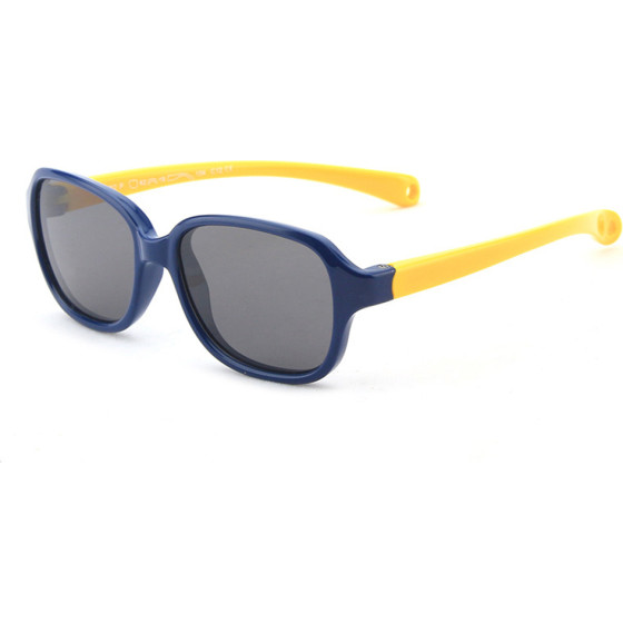 Techsuit - Sunglasses Polarised - for Babies - Dark Blue / Yellow - (8192-C12)