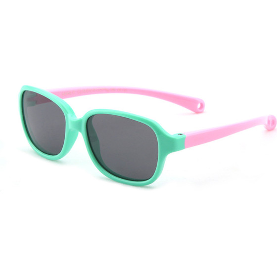 Techsuit - Sunglasses Polarised - for Babies - Green / Pink - (8192-C1)