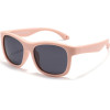 Techsuit - Sunglasses Polarised - for Babies, Square Shape, with Strap - Sand Pink - (8306-C22)