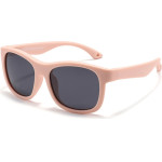 Techsuit - Sunglasses Polarised - for Babies, Square Shape, with Strap - Sand Pink - (8306-C22)