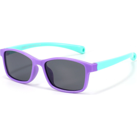 Techsuit - Sunglasses Polarised - for Kids Between 2-4 Years - Purple / Cyan - (8260-C34)