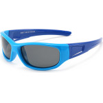 Techsuit - Sunglasses Polarised - Sport Type, Flexible, for Kids Between 3-6 Years - Blue / Dark Blue - (800-C29)