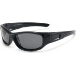 Techsuit - Sunglasses Polarised - Sport Type, Flexible, for Kids Between 3-6 Years - Bright Black - (800-C11)