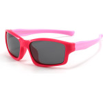 Techsuit - Sunglasses Polarised - Sport Type, for Kids Between 3-5 Years - Rose Red / Pink - (8202-C30)