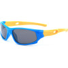 Techsuit - Sunglasses Polarised - Sport Type, for Kids Between 5-8 Years - Blue / Yellow - (816-C5)