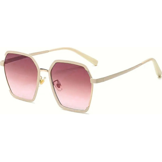 Techsuit - Sunglasses Polarised PC (191) - UV Protection - Cream / Pink
