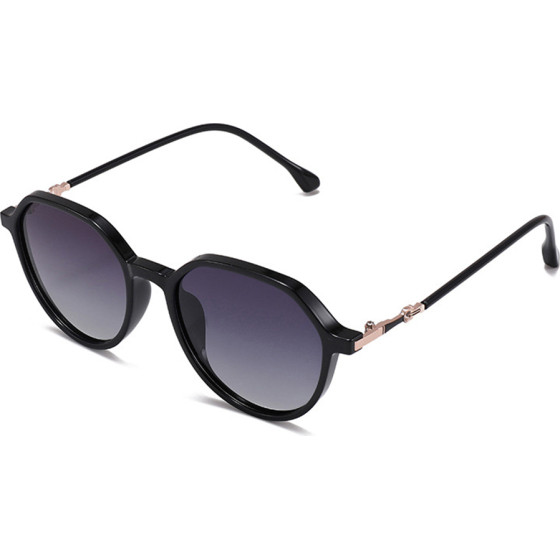 Techsuit - Sunglasses Polarised PC (2203) - UV Protection - Black / Gradient Gray