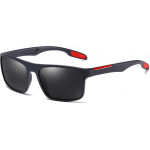 Techsuit - Sunglasses Polarised TR90 (MM101) - UV Protection - Matte Blue / Red