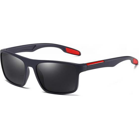 Techsuit - Sunglasses Polarised TR90 (MM101) - UV Protection - Matte Blue / Red