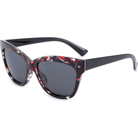 Techsuit - Sunglasses Polarised PC (OD8155-C4) - UV Protection - Flowers / Black